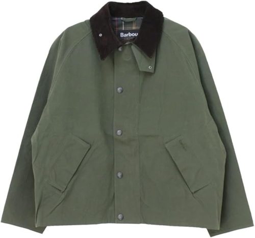 バブアー(Barbour) トランスポート ピーチスキン コットン ショートレングスブルゾン