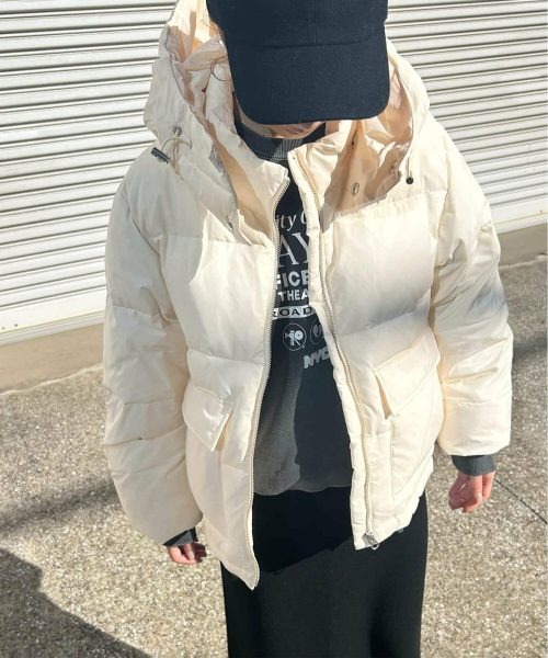 イエナ(IENA) SLOBE IENA クロップドダウンブルゾン