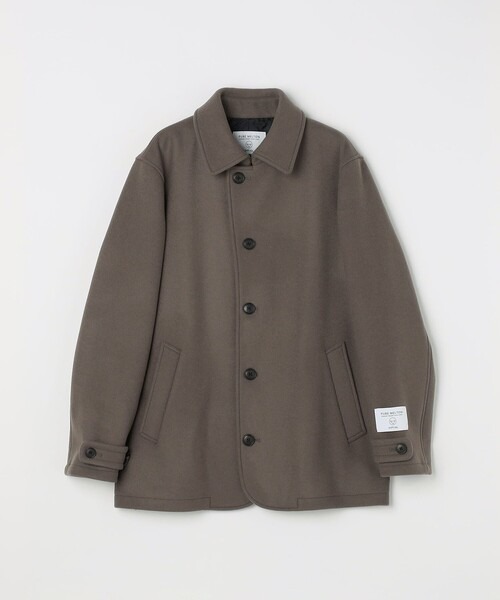 シップス エニィ(SHIPS any) SHIPS any: PURE WOOL MELTON シングル Pコート 25AW