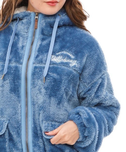 ビラボン(BILLABONG) FUR HOODED LIGHT JACKET モコモコファー・ボアブルゾン BD014756