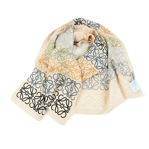 ロエベ(LOEWE) アナグラム ライン スカーフ