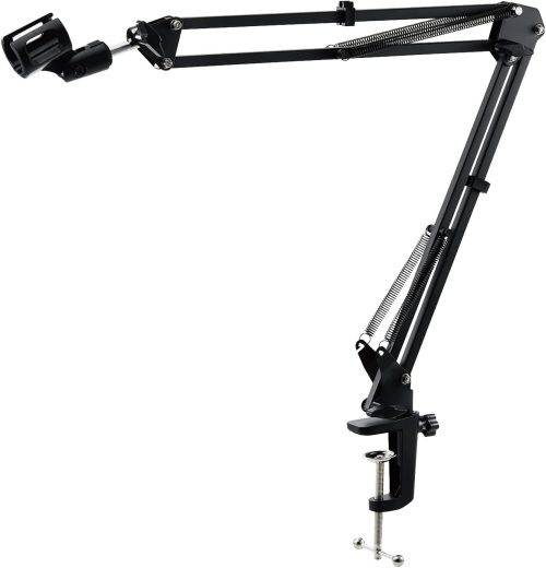 エレコム(ELECOM) フレキシブルアーム型マイクスタンド HS-DSZARMBK