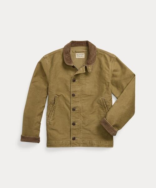 ダブルアールエル(RRL) コーデュロイカラー コットン デッキ ジャケット