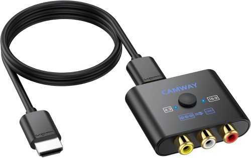 CAMWAY RCA to HDMI 変換コンバーター