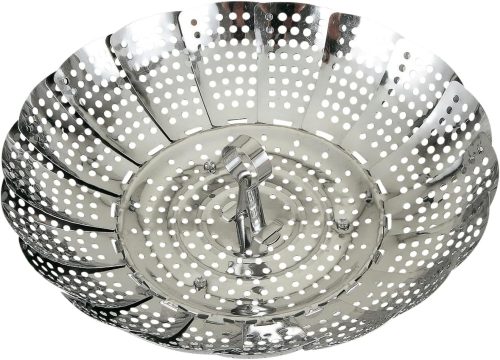 貝印 ステンレス フリーサイズ蒸し器 18〜24cm用