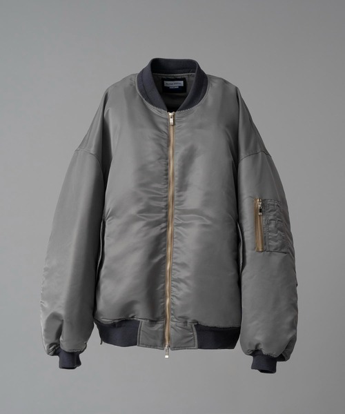メゾン スペシャル(MAISON SPECIAL) Prime-Over Nylon MA-1 Bomber Jacket