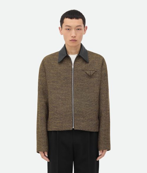 ボッテガ・ヴェネタ(BOTTEGA VENETA) コットン フリーゼ ブルゾン
