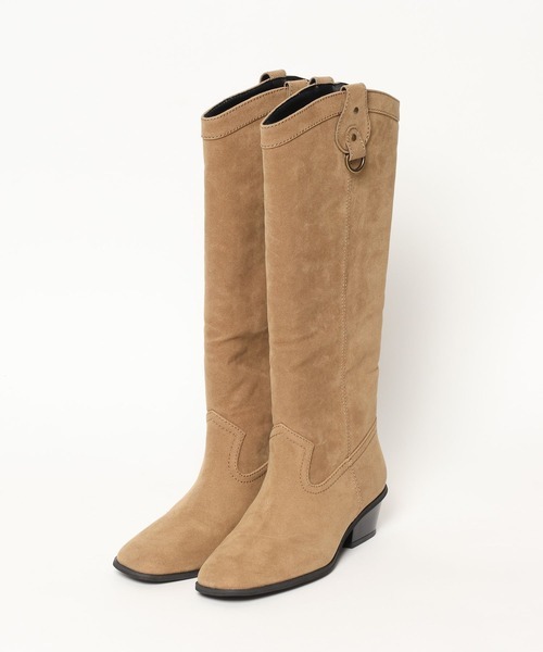 ベイフロー(BAYFLOW) ウエスタン風ロングブーツ