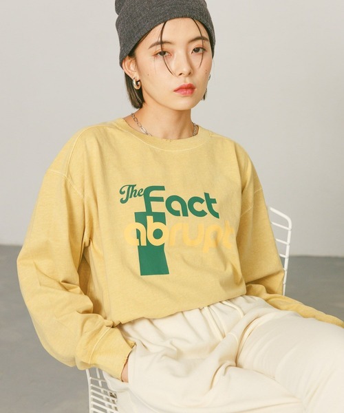 ベイフロー(BAYFLOW) ピグメントロゴロンT バックプリント