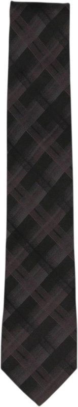 コムサイズム(COMME CA ISM) シルク100%シャドー チェック ネクタイ