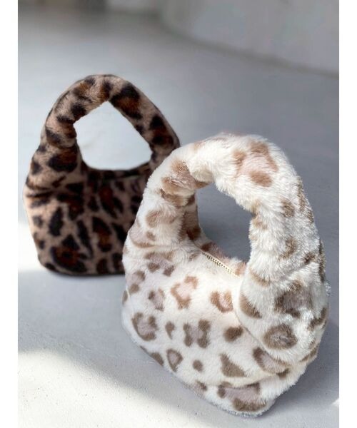 リゼクシー(RESEXXY) レオパードフェイクファーバッグ