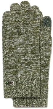 ラコステ(LACOSTE) メランジェニットグローブ