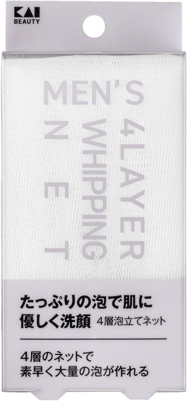 貝印 メンズ 4層泡立てネット KQ1828