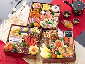 匠本舗 北海道函館 花びし 監修和洋中おせち 三宝