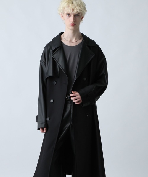 ハレ(HARE) レザーキリカエトレンチコート