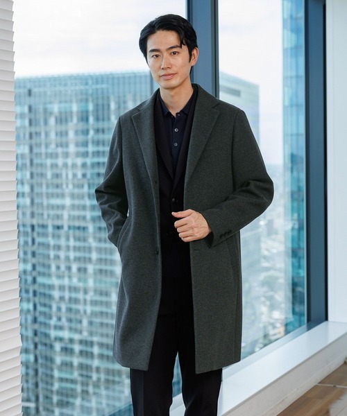 グローバルワーク(GLOBAL WORK) 防風スマートチェスターコート