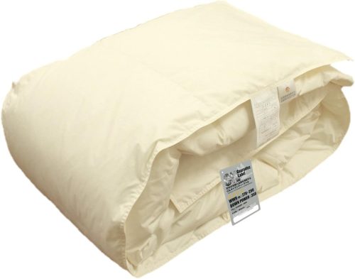 日本寝具通信販売 ハンガリー産 ホワイトダウン 93% 洗える 羽毛肌掛け布団