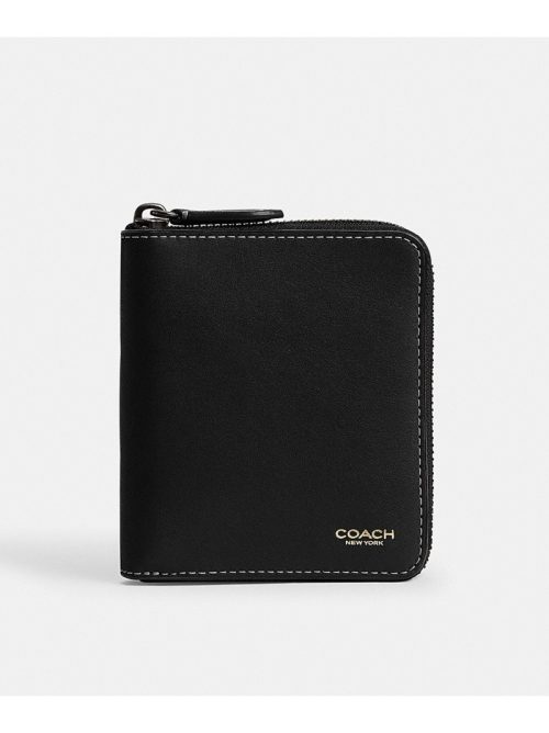 コーチ(COACH) ジップ アラウンド コイン ウォレット BLK