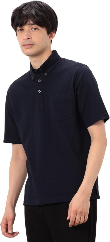 コムサイズム(COMME CA ISM) 吸水速乾 カノコポロシャツ