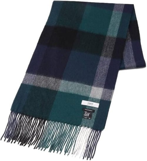 タケオキクチ(TAKEO KIKUCHI) チェック カシミヤマフラー