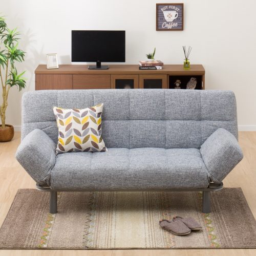 ニトリ(NITORI) 背もたれと肘掛けが動くソファベッド マークスAM 1210711