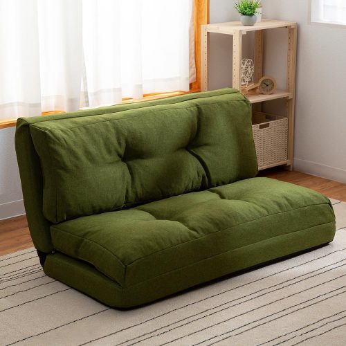 アイリスオーヤマ(IRIS OHYAMA) 2人掛け ソファベッド リクライニング 幅120cm 3WAY CG-4A-120