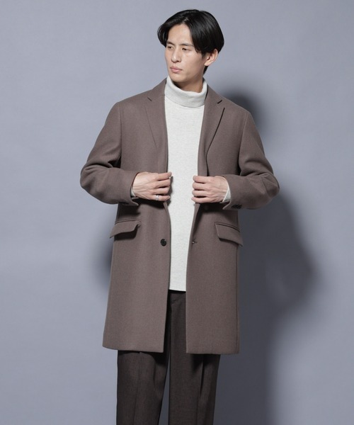 ナノ・ユニバース(NANO universe) ウール/Nメルトンチェスターコート