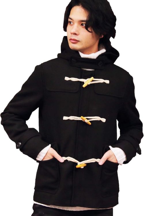 エイト(eight) ダッフルコート ウール メルトン ショート