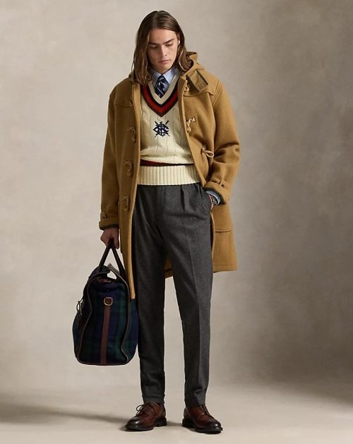 ラルフローレン(Ralph Lauren) Polo Ralph Lauren ヘリンボーン トグル コート