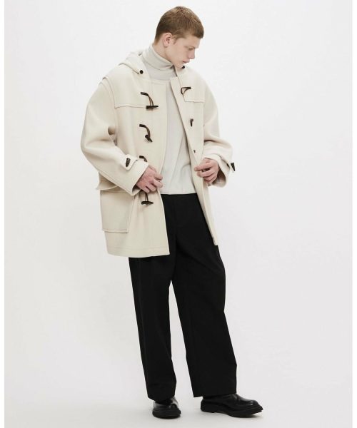 モンゴメリー(MONTGOMERY) Alton Pile Melton Duffle Coat Short Length 24AW