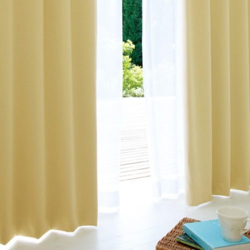 シーフィールド 防炎 1級遮光カーテン 2枚組 NE-01