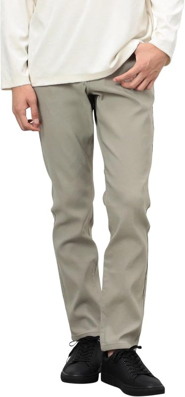 コムサイズム(COMME CA ISM) ストレッチ ツイル 裏起毛 スキニー パンツ