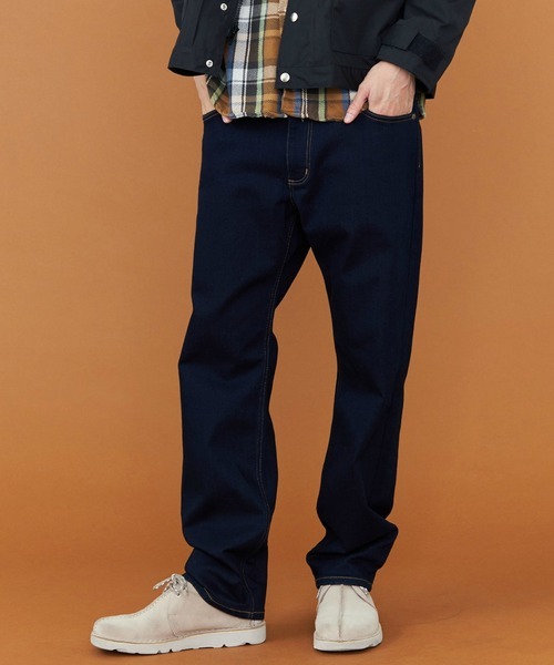 ラングラー(WRANGLER) あったかレギュラーストレートデニムパンツ