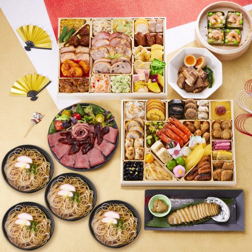 板前魂 板前魂の七福神ジャパン 超特大九.八寸 和洋中華風二段重おせち 4~5人前