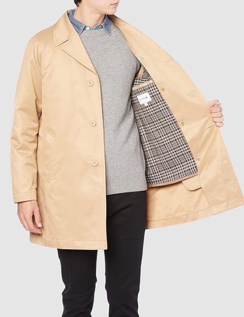 ラコステ(LACOSTE) 着脱ライニング付き撥水チェスターコート