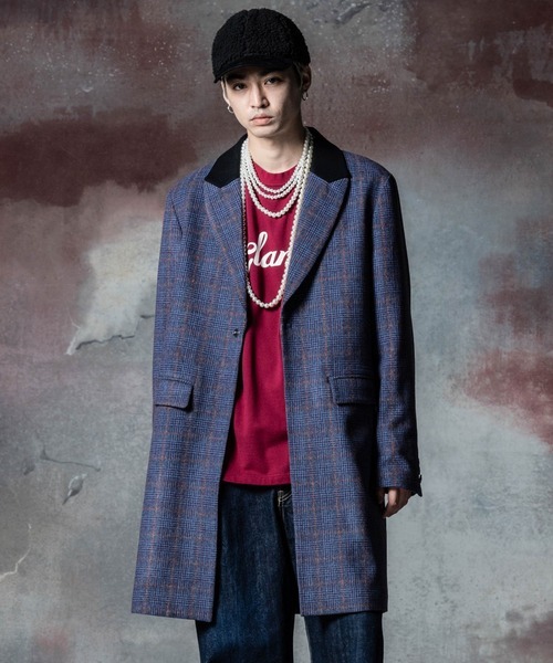 グラム(glamb) ノーボタンチェスターコート