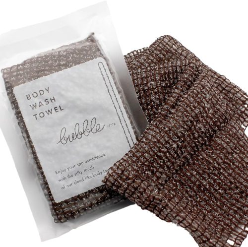 湯屋の手土産 使い捨てボディウォッシュタオル バブル ソフトタイプ 25個セット
