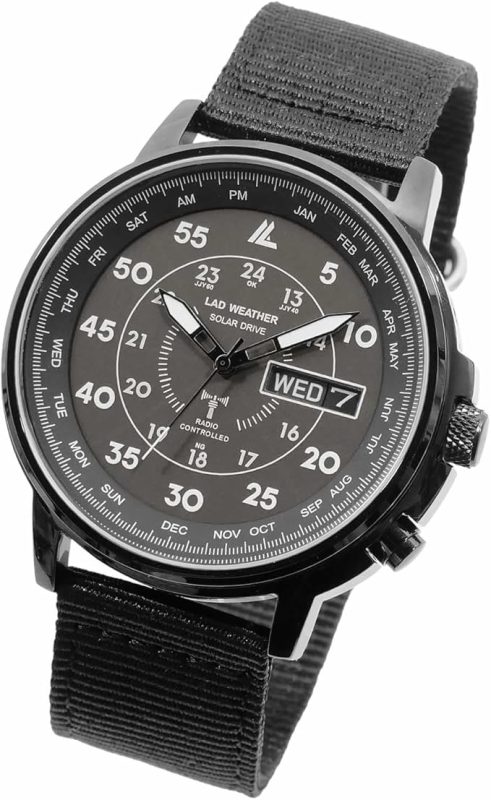 ラドウェザー(LAD WEATHER) 電波ソーラー 腕時計 ミリタリーウォッチ lad017