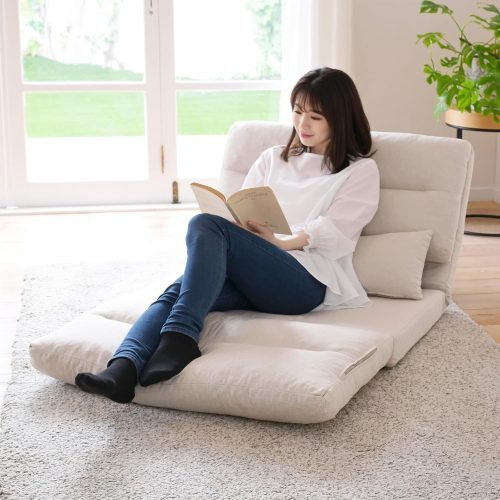 山善(YAMAZEN) ごろ寝もできる リクライニングソファー マルチフィットソファー GAS-80