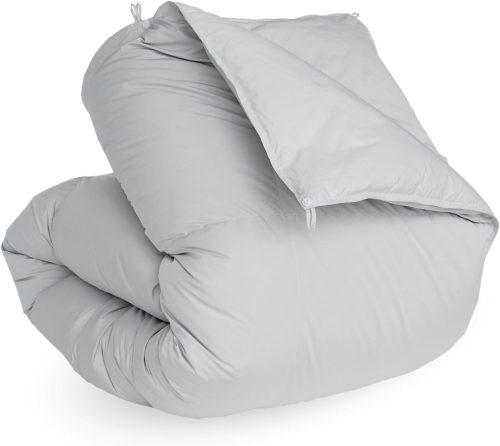 ロマンス小杉 洗える2枚合わせ羽毛掛けふとん シルバーダウン90% 1430-0850