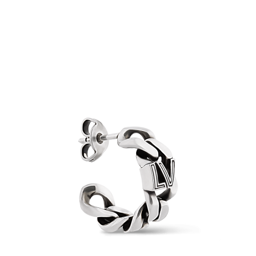 ルイ・ヴィトン(LOUIS VUITTON) チェーンピアス・LV クラブ 片耳用