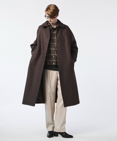メゾンスペシャル(MAISON SPECIAL) プライムオーバーメルトンバルマカンコート