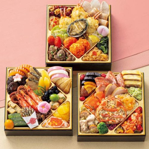 イオンショップ 芝濱膳 和洋中おせち三段重 五萬福