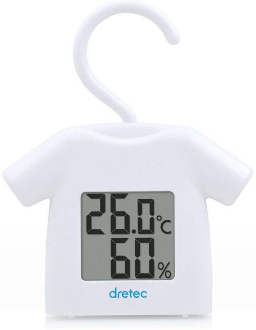 ドリテック(DRETEC) フック付デジタル温湿度計 O-279