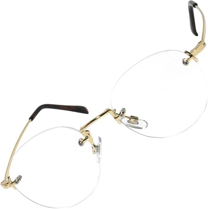 ベルクート(Berkut) フチがない伊達眼鏡 オシャレメガネ リムレス眼鏡