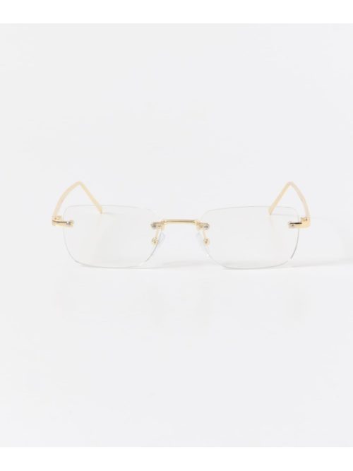 スメリー(SMELLY) リムレススクエアダテメガネ