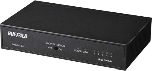 バッファロー(BUFFALO) Giga対応 スイッチングハブ 金属筐体 電源内蔵モデル LSW6-GT-5NS
