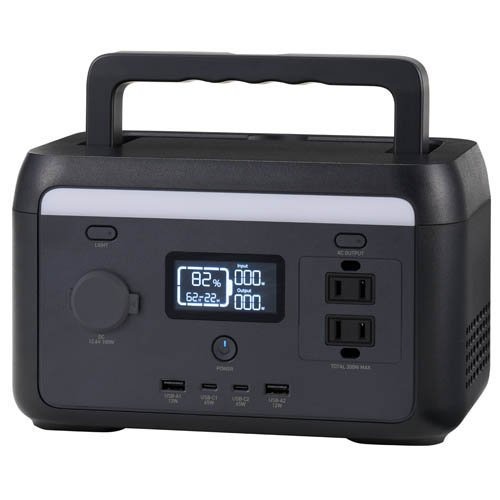 エレコム(ELECOM) ポータブル電源 200P DE-PS200PE