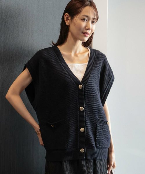 グローバルワーク(GLOBAL WORK) スッキレイ金ボタンベスト 992279