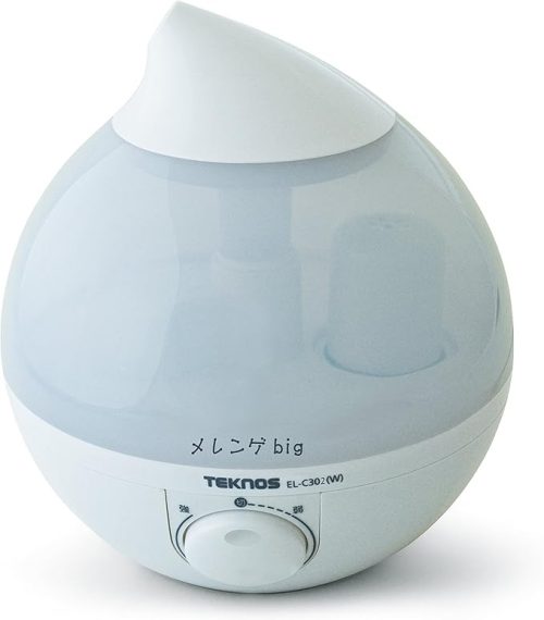 テクノス(TEKNOS) 超音波加湿器 3.6L メレンゲ big EL-C302